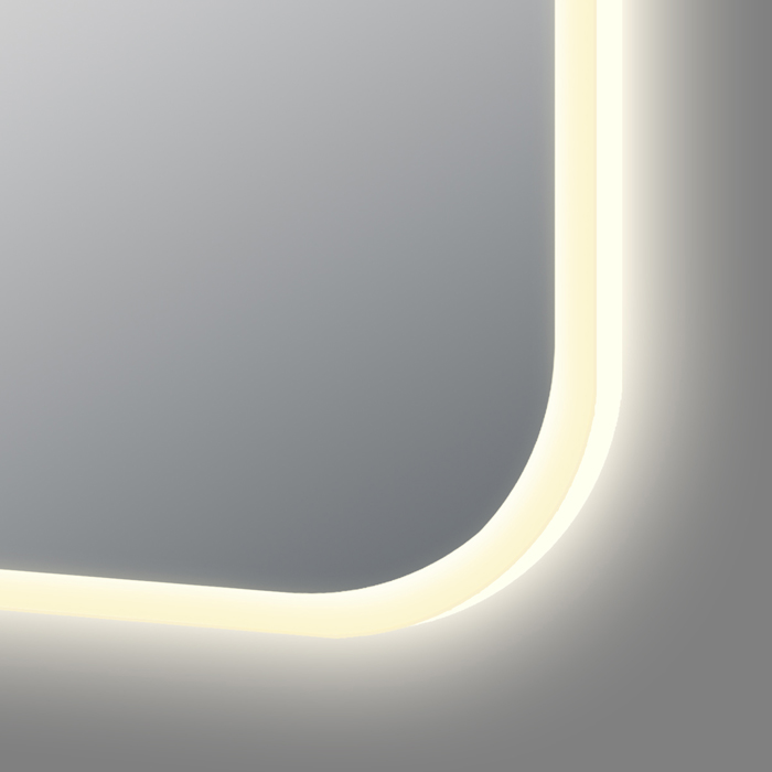 BADNOR.NO Linnea baderomsspeil m. LED-belysning 60x80cm ...