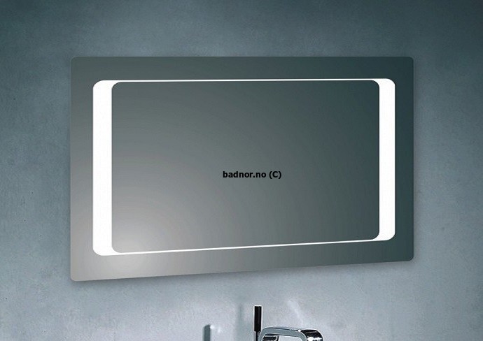 Susanne 120cm baderomsspeil m/ belysning - BADNOR.NO ...