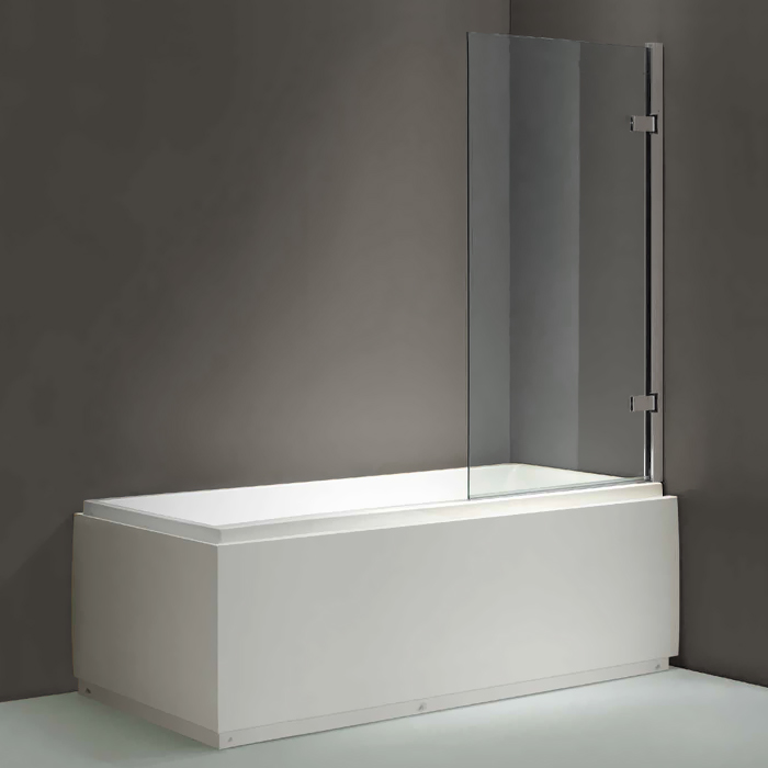 Rendition Tårer overraskende Badnor Sterling Straight badekarvegg 85x150cm (8mm glass) Høyre - Badnor.no